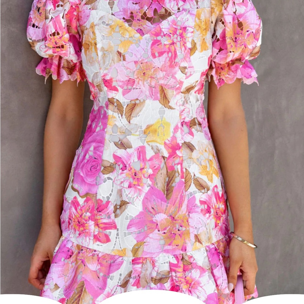 Vici Yasmina floral mini dress spring